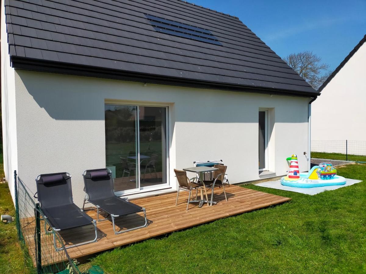 Maison Individuelle Neuve Plein Pied Avec Terrasse Et Jardin Clos 10Minutes A Pied De La Plage Quiberville Exterior photo